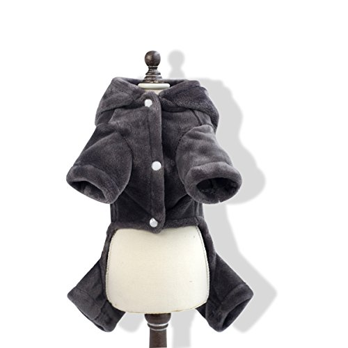 PETCUTE Cappotto per Cani Felpe con Cappuccio per Cane Taglia Piccola, Media e Grande Giubbotti Caldo per Cani Inverno