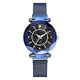 YRWQV Damenuhren 2019 Zifferblatt Uhr Roségold   Damen Armbanduhr, B