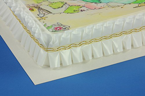 Hobbybäcker® Tortenunterlage für Kuchen & Torten | beschichtete Pappunterlage, rechteckig, 42 x 32 cm, 10 Stück - 2