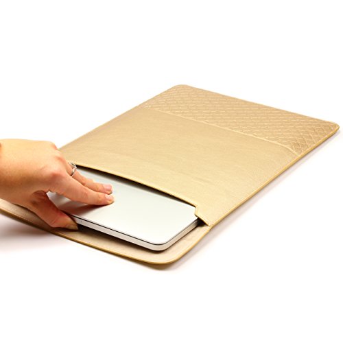 Urcover® UNIVERSAL Ultra Thin 13,3 Zoll Mac-Book Tasche Hülle Sleeve | Gold | Notebook Cover Laptop Case Ultrabook Schutztasche Tablet Etui | für 13,3 Zoll Geräte MacBook, Samsung Galaxy Tab uvm. - 5