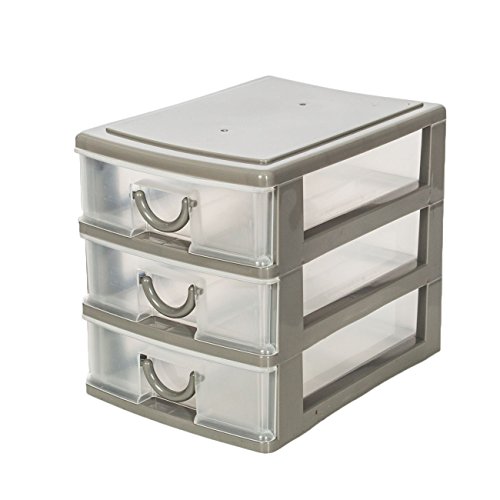 4er Set Schubladenbox Aufbewahrungsboxen in 4 tollen Farben Ideal für Büro, Küche & Werkstatt - 8