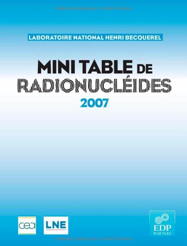Mini table de radionucléides Mini table de radionucléides