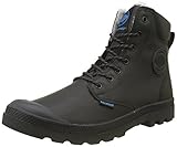 Echtleder Palladium Unisex-Erwachsene Pampa Sport Cuff WPS Derby, Schwarz (Black), 41 EU