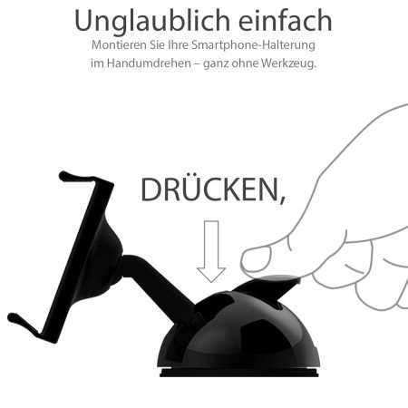 Original PPYPLE DASH-N5 universale KFZ Handyhalterung Car holder mit Kugelgelenk fÃ¼r Armaturenbrett oder Windschutzscheibe (von 55 bis 85 mm) fÃ¼r Handy, Smartphone, Phablet, NavigationsgerÃ¤te usw.