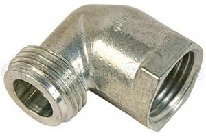 TEZLA Raccord coudé pour cuisinière à gaz 1,27 cm femelle x 1,27 cm mâle