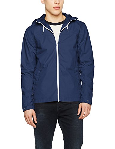 JACK & JONES Herren  Jacke JORORIGINALS FLOOR JACKET PRE SPRING, , , , , Gr. Large, Blau (Dark Denim Dark Denim)