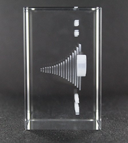 VIP-LASER 3D XL Glaskristall Herzen mit dem Text Zwei Herzen die wie eins schlagen … verschmolzen für die Ewigkeit! das perfekte Liebesgeschenk zum Jahrestag oder Valentinstag! - 4