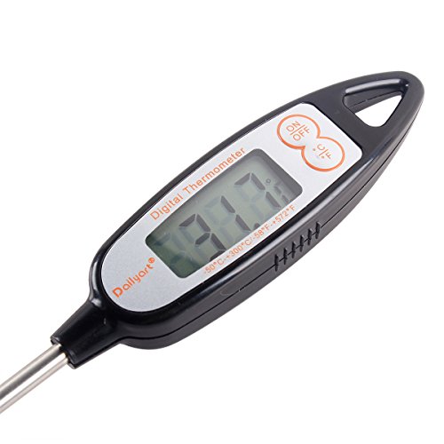 Dailyart Edelstahl-Kochthermometer – Digitaler LCD-Bildschirm, Korrosionsschutz mit langer Sonde, Barbecue Grill Thermometer, automatischer Abschaltung - 3
