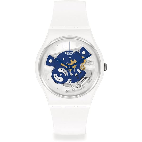Swatch Clear GENT SO28K100-S06 Wristwatch, Transparent: Buy Online