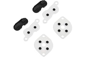 Comimark 2er-Set Silikon-Gummi-Tasten- für NES leitfähige Pads Controller Gamepad