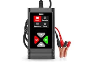 OBDMONSTER Car Battery Tester 6V 12V,Automotive Alternator Digital Battery Tester Analyzer Charging System Crank Tester for Car Motorcycle ATV SUV Boat