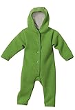 Disana - Walk-Overall, 3-7 months (Height 23-27) (62/68), Green, 100% Organic Merino Wool