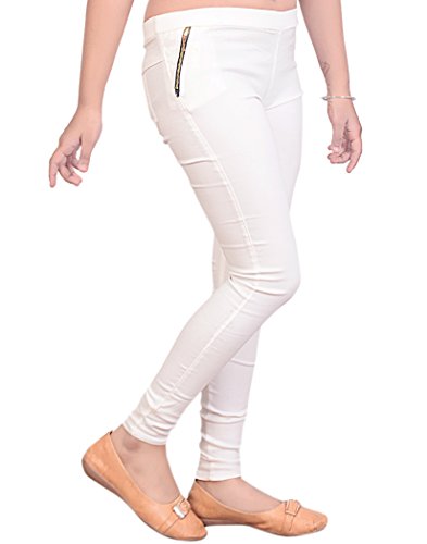 Krystle Girls White Slim Fit Cotton Jegging RS.275 (66.00% Off) - Amazon