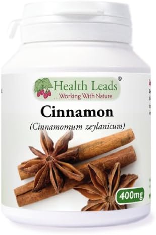 Cinnamon 400mg x 90 Capsules (100% Additive Free Supplement)
