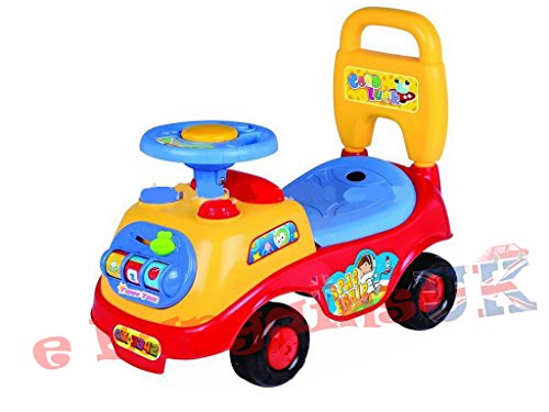 My First Ride On and Push Along Car (Red)