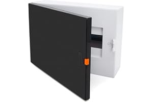 KOOP ELEKTRO Scatola di distribuzione per fusibili, con 12 moduli, alloggiamento a 1 fila, con livella a bolla