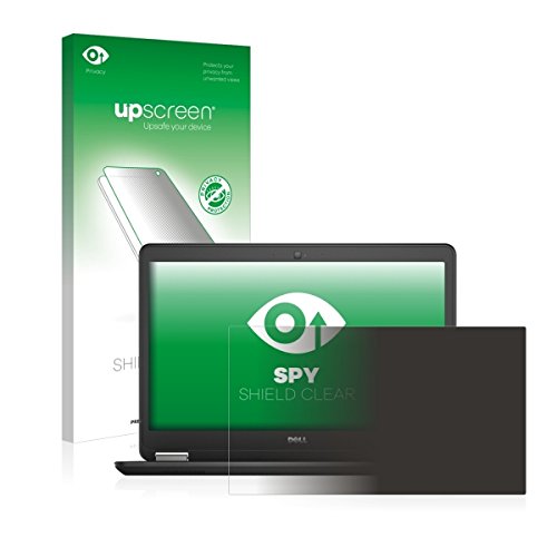 upscreen Spy Shield Clear Blickschutzfolie / Privacy für Dell Latitude 14 E7450 Non-Touch (Sichtschutz ab 30°, Kratzschutz, selbstklebend)