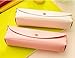 Teenxful PU Leather Cosmetic Makeup Brush Holder Bag Pen Pencil Case Coin Purse, White