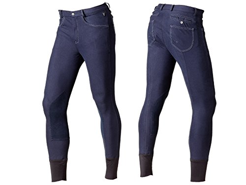 Tattini-Microfiber-Man-Breeches-Larice-With-Suede-Knee-Patches