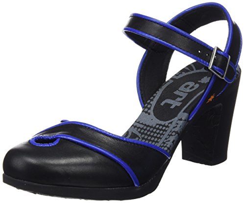 ART 0269 Star Rio, Sandalias con Correa de Tobillo Para Mujer, Negro (Black), 39 EU