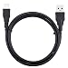 Produktbild PAOR USB 3.1 Typ C USB C bis Standard A-Typ USB 3.0 Stecker Daten Sync Ladekabel Design reversibel für 2015 MacBook Nexus 5 x Samsung Galaxy S7 Nokia N1 Pad lumia950 Handy – Schwarz