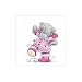Produktbild Wildlead 5D DIY Diamond Painting Cross Stitch Kit Embroidery Mosaic Pink Bear Pattern Picture 30x30cm