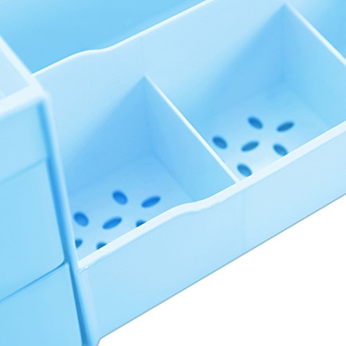 Uncluttered Designs Make-Up Organizer Mit Schubladen (Blau) - 3