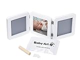Baby Art Double Print Frame – Bilderrahmen für Foto, Hand- und Fußabdruck - 2