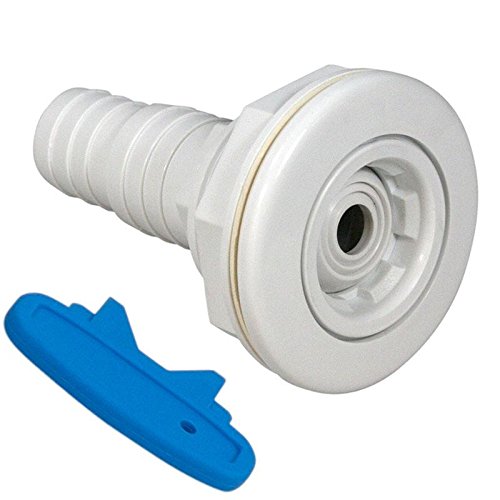 Rücklaufdüse verstellbar 32 + 38mm inkl. blauer Schlüssel | Einströmdüse