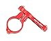 Produktbild DSstyles Fahrrad Wasserflaschenhalter Alu-Adappter - Alu-Gestell für Flaschenkäfig - Radfahren Wasserflasche Käfig Clamp Lenker Rack Halterung für Fahrrad Mountain Road Bike - rot