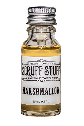 Beard Oil - Beard Conditioning Oil by Scruff Stuff - Scent: Marshmallow - The Ultimate Beard Grooming Product for Men
