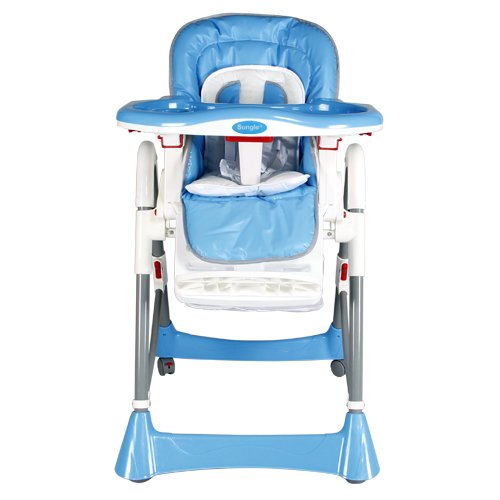 Sungle® Multifunctional Foldable Baby Highchair Adjustable Chair 6 Colours (Blue)
