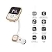 Price comparison product image Bluetooth FM Transmitter MP3 Player with Dual USB Car Charger with 3.55mm AUX-in Port Wireless Car Kit Music Control and Hands Free Calling Support SD Card/USB for iPhone iPad Samsung Smartphone(BT67-Gold)