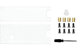 IBest Case for Raspberry Pi Pico, Clear Acrylic Protection Case Enclosure Compatilbe with Raspberry Pi Pico Mini Board,Customized Key Cap,Dust-Proof (Case Only)