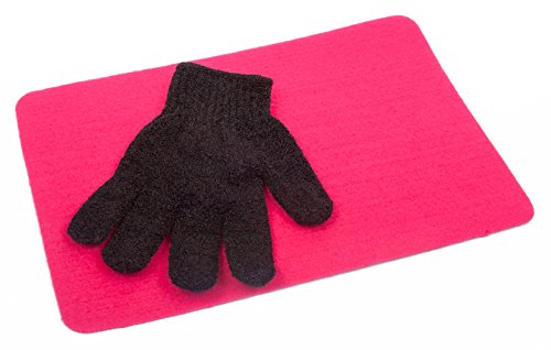 Cloud 9 Heat Proof Heat Resistant Protection Glove & Heatproof Mat For Hair Straighteners/Wands Tongs Gorgerous Pink