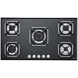 Lofra 29230208 cuisson gaz/encastrement/5 élément chauffant/91 cm/Graveur de Wok