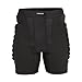 Produktbild TOMSHOO Protektoren Hose Damen und Herren, 3D Gepolsterte Unterwäsche Snowboard Shorts Widerstand Atmungsaktive Hüftpolster Hose Schwarz für Skifahren Eislaufen