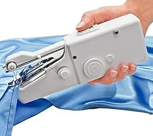 Portable Mini Handheld Cordless Sewing Machine Handy Stitch Stapler for Quick Stitch, Fashion Styling, Needle-Work & Craft at Home or Travelling