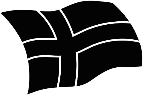 Glamourati Small Flag Stencil Designs (4 Pack) (4 Pack) (Sweden/Denmark/Finland)