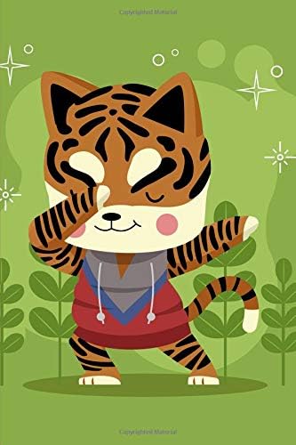 Dabbing Workout Tiger Notebook: Journal Paper Composition Notebook