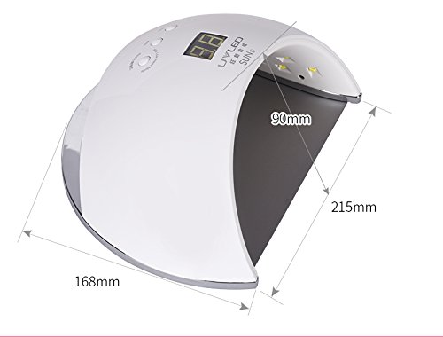 Professionelle Dual-Licht 48 UV LED Nagellampe Gelnagellack-Trockner Mit Zeitmesser, Infrarot Sensor FüR Trocknung Fingernagel Zehennagel [EU Plug] - 8