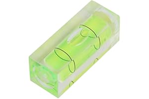 FTVOGUE 5pcs Mini Livella a Bolla Bubble Spirit Level Livella Tascabile Square Strumento di misura della qualità Piccola bolla del livello di spirito per la misurazione dell'equilibrio(15×15×40MM)