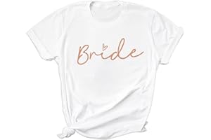 SLENDSHAPER JGA Camiseta del equipo de novia, camiseta para mujer, despedida de soltero, camiseta de dama de honor (S-3XL)