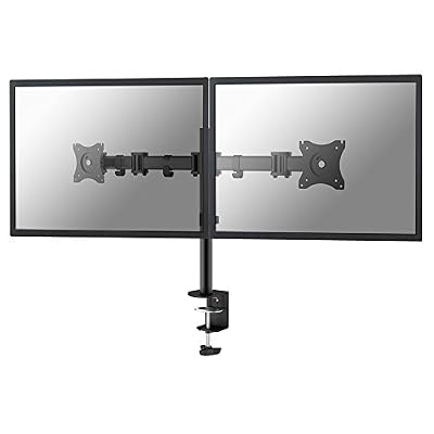 Newstar FlatScreen/écran support de bureau (Pince) pour double écran 10–61 cm (3 pivots) réglable en hauteur