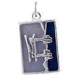 Material: 925 Sterling SIlber TheCharmWorks Sterling Silber Torri Postkarte aus Japan Charm