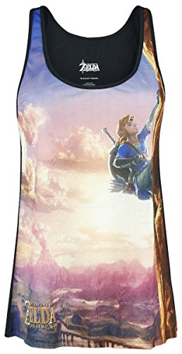 Preisvergleich Produktbild Zelda Breath of the Wild Top (Damen) -S- Link Climbing