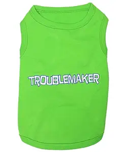 Parisian Pet Troublemaker Dog T-Shirt, X-Large