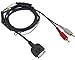 Produktbild AUX IN iPod iPhone Adapter Stereo Radio Audio Kabel Stecker Cinch Anschlußkabel
