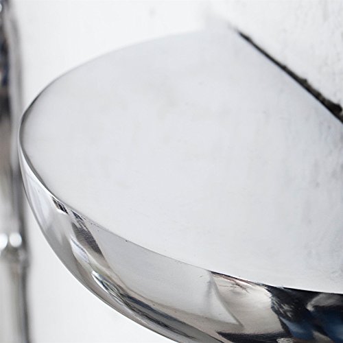ELEGANTE WANDKONSOLE „JACQUES“ | Aluminium, 60 cm, silber | Wandregal, Ablage - 4