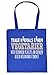 Produktbild Vegetarier Sprüche Einkauftasche - Baumwoll-Tasche vegetarische Küche : Traue Niemals Einem Vegetarier - Motiv-Tasche - Farbe: Royalblau